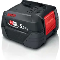 Bosch BHZUB1850, Akku, 5 Ah, 18 V, , Schwarz, 1 Stück(e)