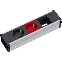 Bachmann CONI 1xCEE7/3 sw 1xCEE7/3 rot, 1xCustom 2xIN GST18 Schwarz GST18 Rot