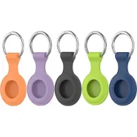 4smarts 466156, Schlüsselfinder-Gehäuse, Violett, Schwarz, Blau, Grün, Orange, Silikon, Stoßfest, Kratzresistent, 5 Stück(e), 95 mm