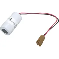 AccuCell Speicherbatterie 3V passend für Cutler Hammer GE 1200mAh Lithium-Batterie mit 2/3A Kabel und Stecker