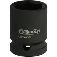 Ks Tools 515.1734, Steckschlüsselbuchse, Schwarz, 1 Kopf/Köpfe, 1", Metrisch, 34 mm