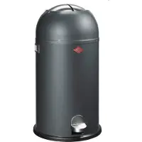 Wesco Tretabfalleimer 184631-13 KICKMASTER in GRAPHIT mit 33 Liter Volumen / Abfallsammler / Mülleimer