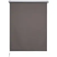 Liedeco Verdunkelungsrollo Klemmfix mit Reflexbeschichtung 100x150 cm Steinfarben
