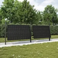Wattstone GmbH 800W PV-Zaun Anlage inkl. Halterung angewinkelt
