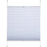 Liedeco Plissee "Klemmfix Thermo" Gr. 5, weiß, B:90cm H:130cm, Obermaterial: 100% Polyester, Plissees, Plissee