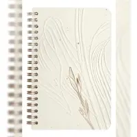 Clairefontaine 8x Tulip paper, Notizheft mit Doppelspirale 11x17 cm, 50 Blatt, dots/punktkariert - 813071C