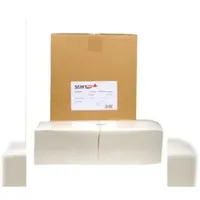 Plock GmbH Tafelserviette SEMYtop | 2-lagig | 1/8-Falz | weiß | 40x40 cm | 1000 Servietten