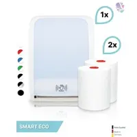 Blanc HYGIENIC SET: Handtuchrollenspender SENSOR, berührungslos, Blanc Cosmos verschied. Farben + 2 Handtuchrollen Smart ECO - PRODUKTSET