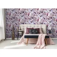 Marburg Vliestapete "Tapete Malerische Blüten" floral geprägt moderne Vliestapete für Wohnzimmer Schlafzimmer Küche