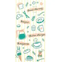 Home Fashion , Good Morning, Buffet-Servietten aufgefaltetes Maß 33 cm x 33 cm, im Achtelfalz, 16 Stück pro Pack, 12 Pack pro Karton