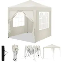 OEM Gartenpavillon - Gartenmarkise - Sonnenschirm - Korrosionsfest - UV-Schutz - 2m x 2m x 2,4m