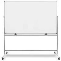 Master of Boards Master-of-Boards Stativdrehtafel Stanford PRO, 120 x 180 cm Whiteboard mit Ständer, lackiert