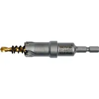 TRIZERATOP Lochsäge 18mm TCT für Metall und Kunststoffe, mit HEX-Aufnahme und HSS-Zentrierbohrer
