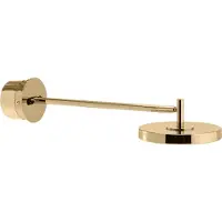 UMAGE Design Wandlampe Asteria LONG HW, dimmbar, messing / gold, für Wohn- / Esszimmer, Metall, Design, Wandleuchte, Wandlampe Innen