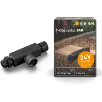Steinel T-Verbinder 24 V, für 24V Garten-Lichtsystem, IP67, 089306