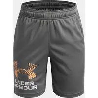 Under Armour Tech Logo Shorts green orange bloc (709) XL
