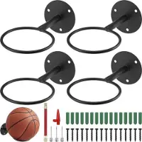 OEM Wandmontage-Set für Sportgeräte, schwarz