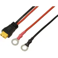 TRU COMPONENTS Ringkabelschuh zum XT60-Anschlusskabel 0,25 m TC-13619316 Schwarz, Rot TRU COMP