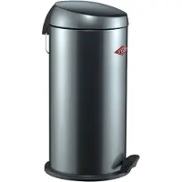Wesco Abfalleimer CAPBOY Maxi in GRAPHIT mit Abfallvolumen 22 Liter / Treteimer
