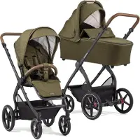 Gesslein FX4 Style Kinderwagen Set mit Babywanne moos 389389