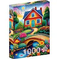 Enjoy Puzzle Haus der Farben Puzzle 1000 Teile