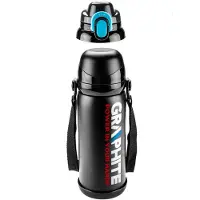 GRUPA TOPEX Reise-Thermoskanne Graphit GD04 0,8 l Schwarz