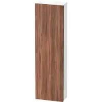 Duravit Hochschrank DURASTYLE 240x400x1400mm Ans li NB natur/weiß matt Anschlag links nussbaum natur/weiß matt