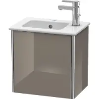 Duravit Waschtischunterbau XSQUARE 400x410x289mm Türansch li fla gr hgl