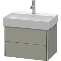 Duravit WT-Unterbau XSQUARE COMPACT 397x584x390mm steingrau seidenmatt