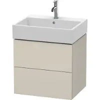 Duravit Waschtischunterbau L-CUBE 544x584x459mm taupe