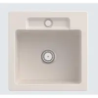 Villeroy & Boch Keramikspüle 334501KR, Siluet 50 S Einbauspüle - inkl.