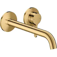 Hansgrohe Fertigmontageset AXOR ONE f Unterputz-Einhebel-Waschtischmischer p polished gold optic