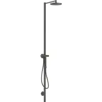 Hansgrohe Nature Duschsäule Axor Starck m Kopfbrause, Handbrause, brushed black chrome