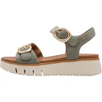 Tamaris Bequeme Keilabsatz-Sandalen aus Leder