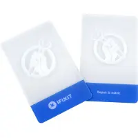 Ifixit EU145101, Öffnungswerkzeug, Plastik-Karte, Kunststoff, Blau, Transparent, Weiß, 2 Werkzeug