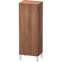 Duravit Halbhochschrank L-CUBE 500x363x1320mm Ans rechts nussbaum natur Anschlag rechts nussbaum natur