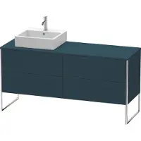 Duravit Waschtischunterbau XSQUARE 778x1600x548mm Be li na-bl seidenmatt