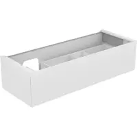 Keuco EDITION 11 Meuble sous-lavabo pour lavabos encastrables, 1 tiroir frontal, position du lavabo à