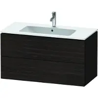 Duravit Waschtischunterbau L-CUBE 1020x481x550mm nussbaum gebürstet