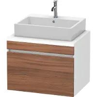 Duravit Konsolenunterschrank DURASTYLE 512x700x548mm nussbaum natur/weiss matt