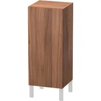 Duravit Halbhochschrank L-Cube individual, Tür rechts, nussbaum natur