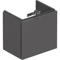 Duravit Waschtischunterbau L-CUBE 294x420x400mm Ans rechts graphit matt