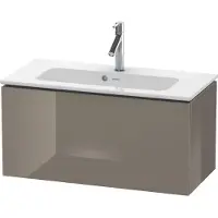 Duravit WT-Unterbau L-CUBE Compact 400x820x391mm flannel grey hochglanz