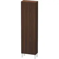 Duravit Hochschrank L-CUBE 500x243x1760mm Ans li nussbaum gebürstet Anschlag links nussbaum gebürstet