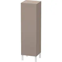 Duravit Halbhochschrank L-Cube 40x36,3x132cm, Tür links, basalt matt