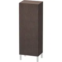 Duravit L-Cube Halbhochschrank, eine Tür Anschlag rechts, 500x363x1320mm, LC1179R7272, Farbe: Eiche Dunkel gebürstet Echtholzfurnier