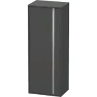 Duravit Hochschrank Ketho 50x36cm, Tür links, graphit matt