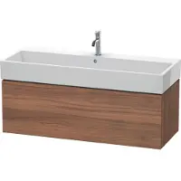 Duravit Waschtischunterbau L-CUBE 394x1184x459mm nussbaum natur