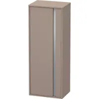 Duravit Hochschrank Ketho 50x36cm, Tür links, basalt matt