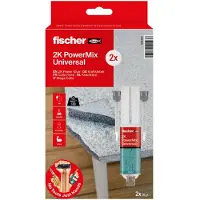 Fischer GOW Kraftkleber Multipack 25ml, 2 Stück, Kleber
